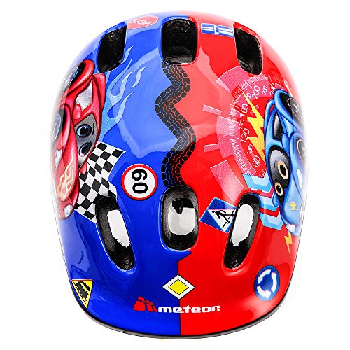 Casco Bicicleta Bebe Helmet Bici Ciclismo para Niño - Cascos para Infantil Bici Helmet para Patinete Ciclismo Montaña BMX Carretera Skate Patines monopatines MV6-2 (XS(44-48cm), Auto)