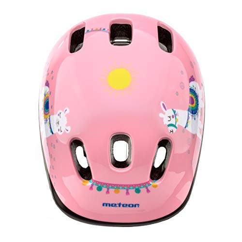 Casco Bicicleta Bebe Helmet Bici Ciclismo para Niño - Cascos para Infantil Bici Helmet para Patinete Ciclismo Montaña BMX Carretera Skate Patines monopatines (S 48-52 cm, Lama)