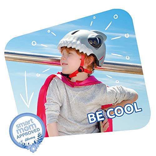 Casco de Bici para niños | Casco de Bici para niños y niñas pequeños, niños y niñas patinetes eléctricos, triciclos, Skateboarding y bicis | Casco Ciclismo Animales niño (Black Tiger)