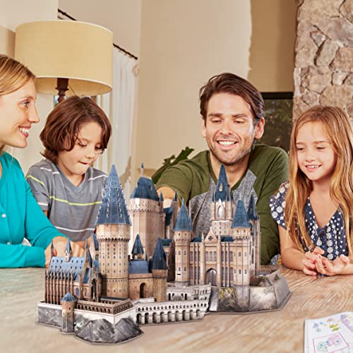 Castillo de Hogwarts XL - Puzzle 3D Harry Potter 2 en 1, Puzzles 3D, Maquetas para Construir Adultos, Regalos para Niños, Decoracion Habitacion, 430 Piezas