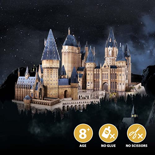 Castillo de Hogwarts XL - Puzzle 3D Harry Potter 2 en 1, Puzzles 3D, Maquetas para Construir Adultos, Regalos para Niños, Decoracion Habitacion, 430 Piezas