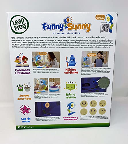 Cefa Toys-Funny Sunny Mi Amiga Interactiva, Cuentahistorias en Forma de Lámpara, Color Rosa y Blanco, Apto para Niños a Partir de 3 años, (916)