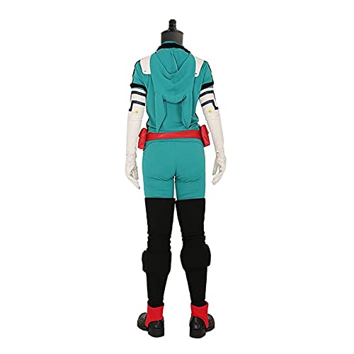 CENZY Anime My Hero Academia Cosplay Midoriya Izuku Deku - Disfraz de batalla unisex para disfraz de Halloween (color: disfraz, tamaño: M)