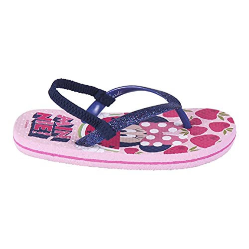 Cerdá- 2300004734_T2627-C70 Chanclas de Verano para Niñas de Minnie Mouse, Color Rosa (2300004734-T26/27-PK)