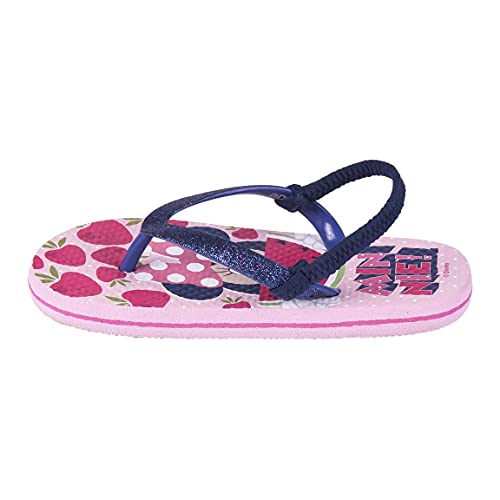 Cerdá- 2300004734_T2627-C70 Chanclas de Verano para Niñas de Minnie Mouse, Color Rosa (2300004734-T26/27-PK)