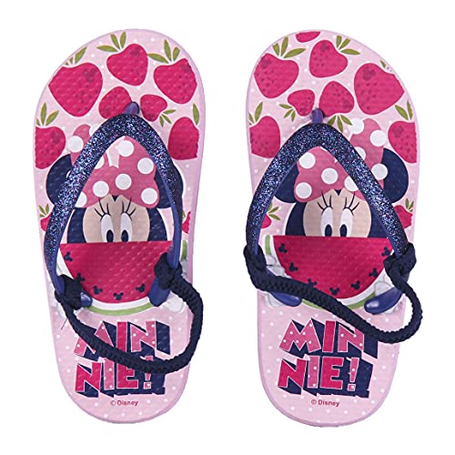 Cerdá- 2300004734_T2627-C70 Chanclas de Verano para Niñas de Minnie Mouse, Color Rosa (2300004734-T26/27-PK)