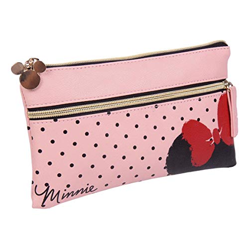 CERDÁ LIFE'S LITTLE MOMENTS, Estuche Plano Alargado Minnie Mouse-Licencia Oficial Disney Niñas, Multicolor, M