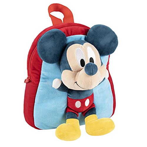 Cerdá Mochila guarderia con peluche de Mickey Mouse