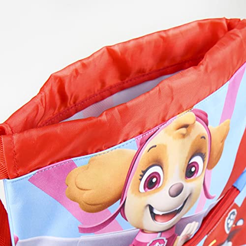 Cerdá, Saquito Guardería de Paw Patrol-Licencia Oficial Nickelodeon Studios Unisex niños, Multicolor, 270X330MM