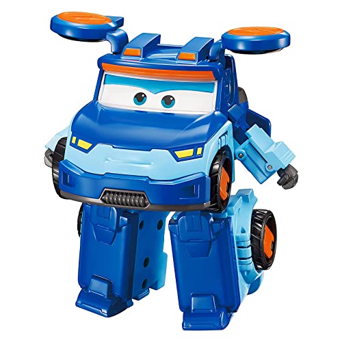 CFKAH Super Wings Juguetes de deformación Regalo De Niño Robot De Deformación Aeronave Coche Navidad Cumpleaños Año Nuevo Regalo Plano Deformado 5 Inch Nuevo Personaje Leo