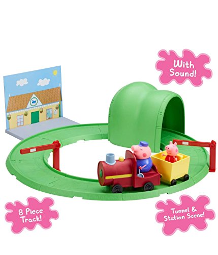 Character Options Peppa Pig Grandpa Pig's Train & Track Set con Sonido