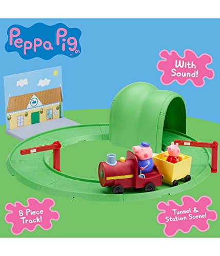 Character Options Peppa Pig Grandpa Pig's Train & Track Set con Sonido