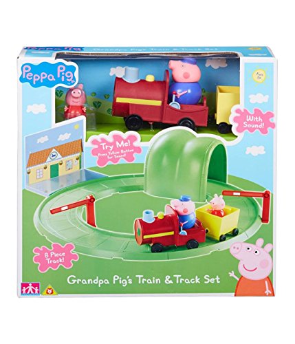 Character Options Peppa Pig Grandpa Pig's Train & Track Set con Sonido