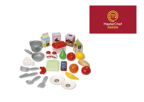 Chicos – Masterchef. Cocinita Infantil 2 en 1 con Luz. Se Convierte en Barbacoa. Incluye 26 Accesorios. 57 x 18 x 81,5 cm. + 3 años. 85001, Amarillo