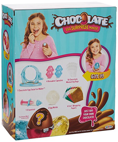 Chocolate Egg Surprise Huevo DE Chocolate, Multicolor, Talla única (Jakks Pacific 64719-EU)