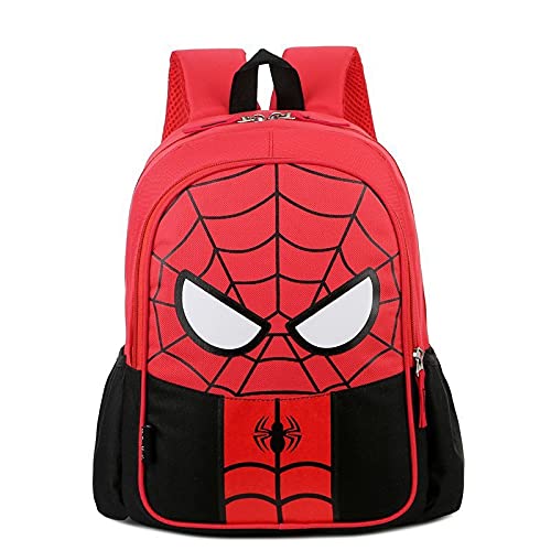 CHUANGOU Mochila Spiderman Mochilas Infantiles Bolsa Escuela Mochila para Niños de Libro de Jardín de Infantes Ajustables Mochila de Libro de Niñas de Escuela Primaria