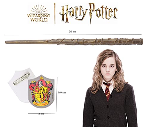 Ciao- Hermione Granger's Wand (30cm) with Gryffindor Crest in Gift Box, Color brown (20196)