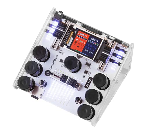 CircuitMess Jay-D - Kit mixtable para DJ | Aprende electrónica y codificación | Proyectos STEM para niños de 11 años en adelante | Juguete de construcción STEM | Kit de educación musical