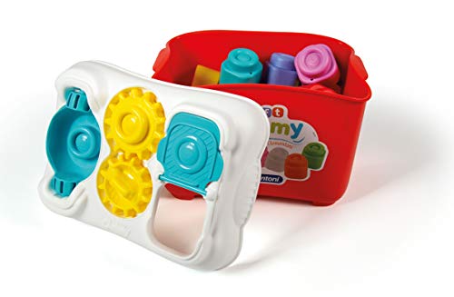 Clementoni-17171 - Soft Clemmy Cubo de Actividades - construcciones blanditas para bebé a partir de 10 meses