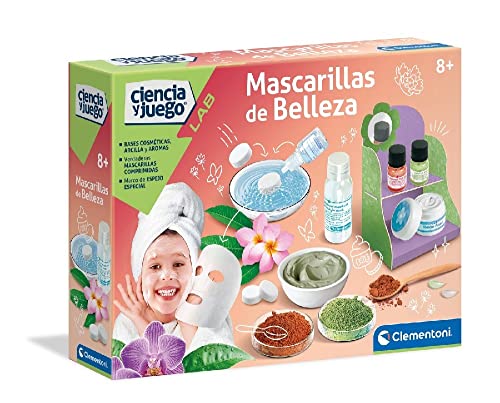 Clementoni-55351 - Mascarilla de Belleza - juego científico a partir de 8 años