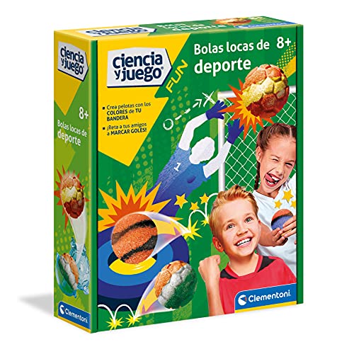 Clementoni-55418 - Bolas Locas - Pelotas de Deporte - juego científico a partir de 8 años