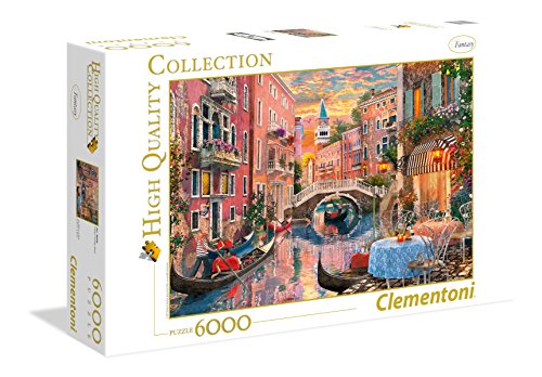 Clementoni-Collection Puzzle 6000 Piezas Atardecer en Venecia, Color (36524.1)