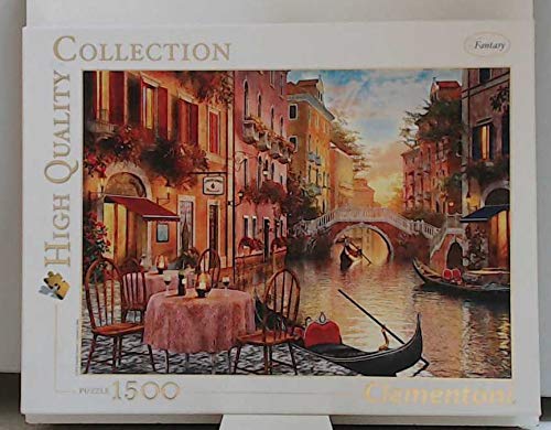 Clementoni- Collection: Venezia Los Pingüinos De Madagascar Puzzle, 1500 Piezas, Multicolor (31668)