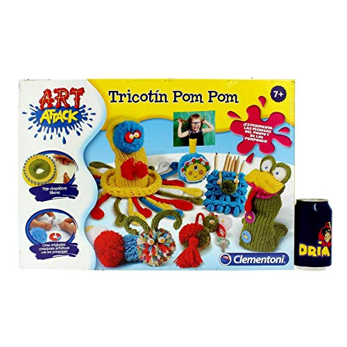 Clementoni- Juego Pon-45x31 Tricotin Pon Art Attack, única (55211.5)