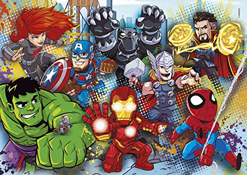 Clementoni Marvel Other 20 2 Puzzles 60 Piezas Superhero, Color (24769.1)