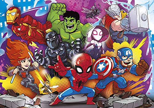 Clementoni Marvel Other 20 2 Puzzles 60 Piezas Superhero, Color (24769.1)