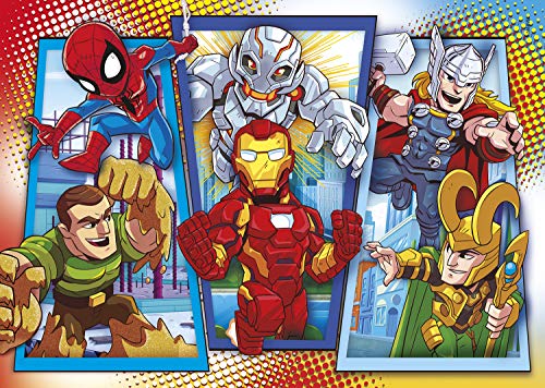 Clementoni Marvel Other 20 2 Puzzles 60 Piezas Superhero, Color (24769.1)