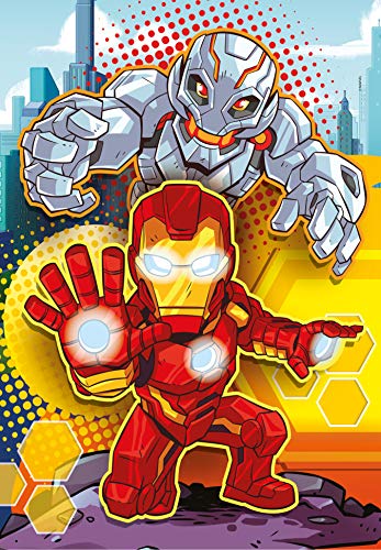 Clementoni- Marvel Other 3 Puzzles 48 Piezas Superhero (25248.0)