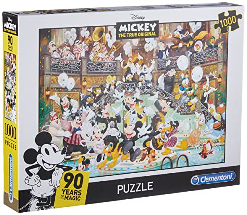 Clementoni Mickey & Friends Puzzle 1000 Piezas Disney Gala, Color (39472.2)