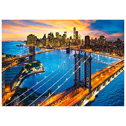 Clementoni Puzzle 3000 Piezas New York, Color (33546.6)