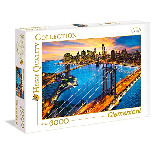 Clementoni Puzzle 3000 Piezas New York, Color (33546.6)