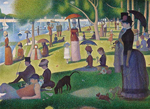 Clementoni-PZL 1000 Seurat UNA Tarde DE Domingo EN LA Isla DE LA Grande JATTE Puzzle Adulto, Multicolor (39613)