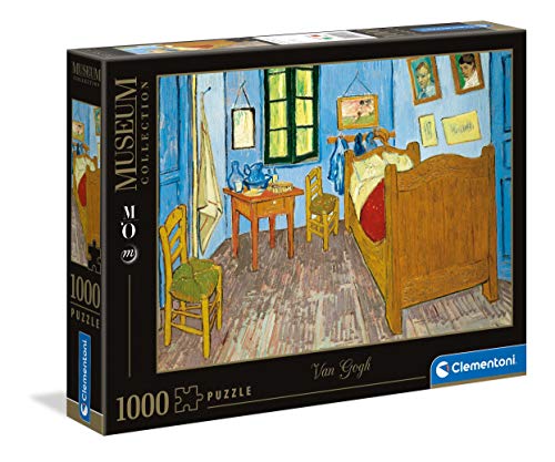 Clementoni-PZL 1000 Van Gogh LA HABITACIÓN DE Arles Puzzle Adulto, Multicolor (39616)