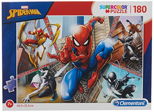 Clementoni Spider-Man Puzzle, 180 Piezas, Multicolor (29302)