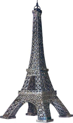 CLEVER PAPER- Puzzles 3D Torre Eiffel, Color Gris (142892)