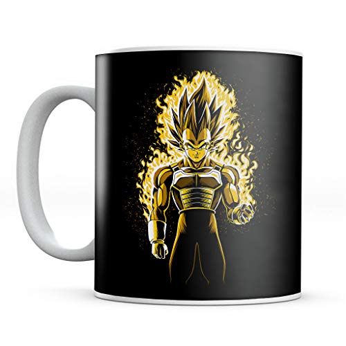 Cloud City 7 Dragon Ball Z Super Saiyan Vegeta Yellow Flame Mug