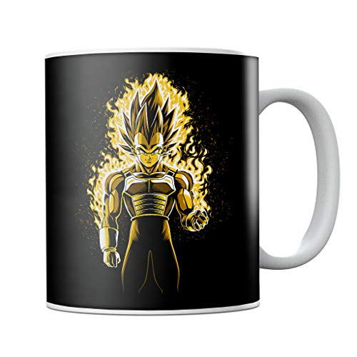 Cloud City 7 Dragon Ball Z Super Saiyan Vegeta Yellow Flame Mug