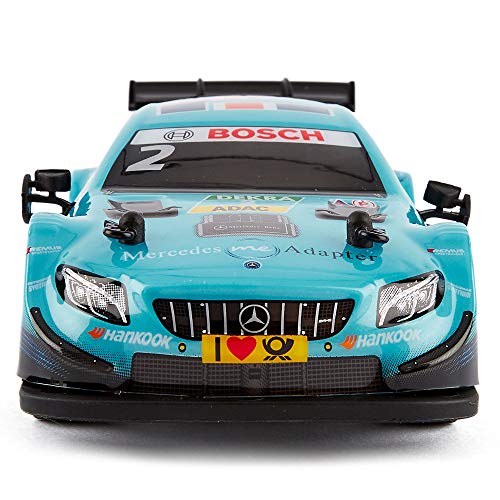 CMJ RC Cars 124RMBL Mercedes DTM - Mando a Distancia Oficial para Coche (Escala 1:24, 2,4 GHz), Color Azul