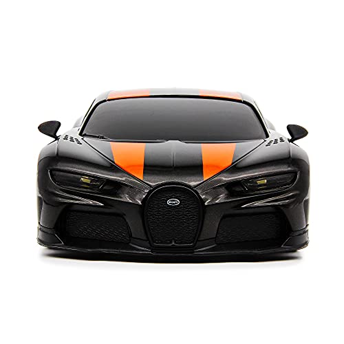 CMJ RC Cars Bugatti Chiron - Mando a Distancia para Coche, Color Negro