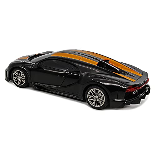 CMJ RC Cars Bugatti Chiron - Mando a Distancia para Coche, Color Negro