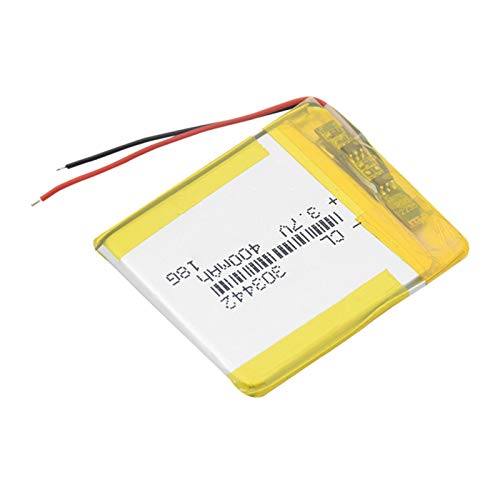 CNMMGL BateríAs De PolíMero De Litio De 3.7v 303442 400mah, Batería Recargable De Lipo Usada para La Radio Teledirigida del Libro ElectróNico 1piece