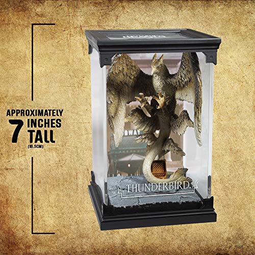 Colección Noble NN5260 Bestias de Harry Potter Criaturas mágicas Animales fantásticos y dónde encontrar-Criaturas mágicas-Diorama Pájaro del Trueno, multicolor