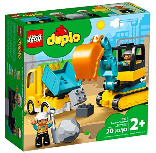 Collectix Lego Duplo 10931 - Juego de excavadora y cargadora de ruedas