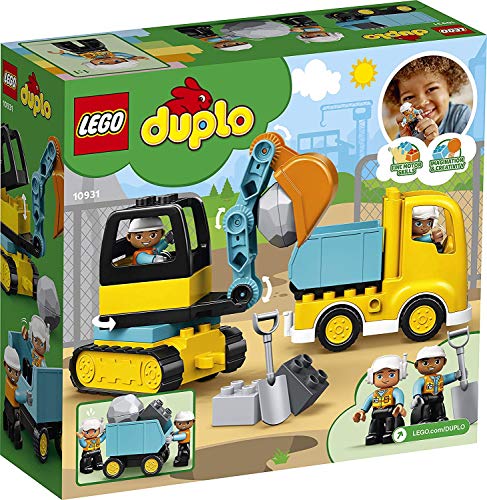 Collectix Lego Duplo 10931 - Juego de excavadora y cargadora de ruedas