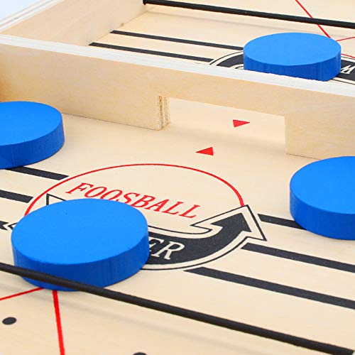 Colmanda Juego de Mesa Fast Sling Puck Juego de Air Hockey Juguete de Tablero de Catapulta Sling Puck Winner Interactivos Entre Padres e Hijos Actividades de Reunión Familiar para Padres e Hijos (2)