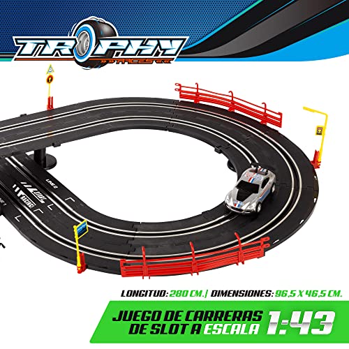 ColorBaby Speed&GO 49466 - Speed & go-Pista Carrera c/2 Coches RC c/ Mando y Cable USB